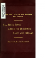Boston and Maine – All Along Shore Among the Mountains, Lakes and Streams