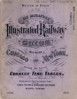 The Miniature Illustrated Railway Guide – Chicago – New York – 1876